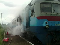 Пожежу, яка виникла у приміському потязі Королеве - Батьово ліквідовано