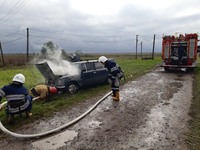 Протягом доби вогнеборці тричі ліквідовували пожежі в автомобілях