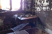 Краснокутський район: під час пожежі у власній оселі загинув 55-річний чоловік