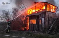 Ліквідовано загорання недіючого дачного будинку