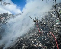 Ліквідовано загорання несанкціонованого сміттєзвалища