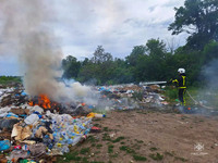 Рятувальники ліквідували 8 пожеж на відкритій території