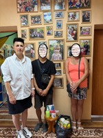 Залучення неповнолітнього клієнта пробації до отрмання гуманітарної допомоги від "Благодійної допомоги дітям".