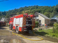 Рятувальники з Міжгір’я ліквідували пожежу на приватному обійсті