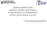 «пробації – 10! досягнення та перспективи»