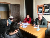 Волонтер пробації Гребінківщини провів заняття з елементами тренінгу для клієнтів пробації.