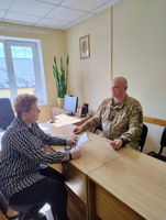Зустріч з начальником групи комплектування в Тернопільській області відділу комплектування 7 прикордонного загону Державної прикор