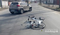 Поліція Кременчука розслідує обставини ДТП, в якій травмовано велосипедистку