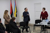 Зустріч фахівців  центру зайнятості з членами сімей учасників бойових дій у Ветеранському центрі «Печера Велетнів».