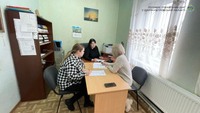 Робоча зустріч Дніпровського районного сектору № 3 з керівницею    Петриківського відділу ГУ ДМС у Дніпропетровській області