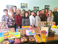 Запорізькі пробаціонери передали Великодні кошики воїнам ЗСУ