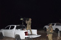 Мобільно-вогневі групи підрозділу Національної гвардії України у Хмельницькому проводять нічні навчання.
