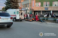 Поліція Полтавщини встановлює обставини ДТП, в якій травмовано водія та пасажирку мотоцикла