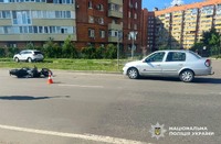 На Полтавщині поліція встановлює обставини ДТП, унаслідок якої травмовано мотоцикліста