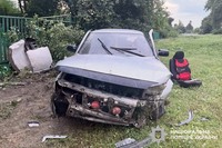 На Старокостянтинівщині поліцейські встановлюють обставини ДТП з трьома постраждалими за участі нетверезого водія