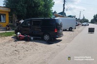 На Полтавщині в ДТП постраждав мотоцикліст: поліція розпочала розслідування