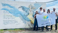 Мистецтво єдності: на шахті ім. Героїв Космосу створено мурал, що символізує силу українського духу
