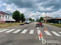 Поліція Київщини розслідує ДТП за участі двох мототранспортів