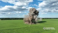 Вибухотехніки поліції Вінниччини знешкодили бойову частину БПЛА, виявлену після обстрілу