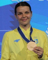 Одеська фехтувальниця Аліна Комащук здобула бронзу на чемпіонаті світу в Тбілісі