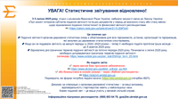 УВАГА! Статистичне звітування відновлено!