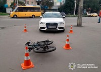 Поліція Полтави встановлює обставини ДТП, у якій травмована дитина