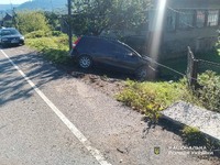 Поліцейські Великого Березного затримали водія, який у стані спʼяніння здійснив наїзд на жінку-пішохода