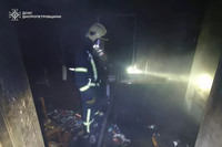 Чоловік отруївся продуктами горіння під час пожежі в Павлограді