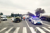 У Хмельницькому районі поліцейські встановлюють обставини ДТП, у якій травмувався 60-річний водій