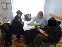 Пробаціонери Зіньківщини спільно з працівниками поліції провели захід для неповнолітнього.
