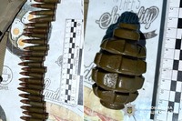 Виїхали на домашнє насильство, а виявили бойову гранату та інші боєприпаси: на Ярмолинеччині поліцейські оголосили підозру 48-річному місцевому жителю