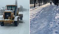 Павлоградські комунальники розчистили 1230 кілометрів доріг під час триденного снігопаду