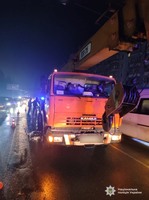 Поліція працює на місці ДТП, що сталась у місті Вінниця