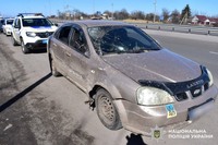 Поліцейські Вінниччини затримали нетверезого водія, який наїхав на працівника дорожньої служби