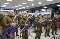 У Павлограді пройшов музичний флешмоб військового оркестру Нацгвардії