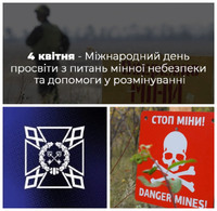Обережно - міни! (04 квітня - Міжнародний день просвіти з питань  мінної небезпеки)