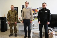 Командування 36 Подільського полку відвідало поранених гвардійців напередодні Великодня