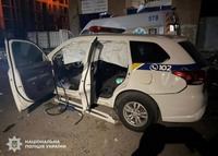 Ворожа атака по екстрених службах: у перші хвилини після удару столичні поліцейські потрапили під повторний ворожий обстріл