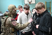 Хмельницькі гвардійці провели «Урок мужності» для ліцеїстів