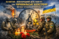 40 років від дня Чорнобильської катастрофи