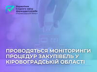 Під державним фінансовим контролем – 12 процедур закупівель у Кіровоградській області
