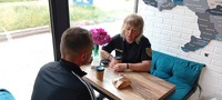 Відбулася зустріч  ветерана - клієнта пробації Гребінківщини з представником ГС "Капеланський патруль - Україна"
