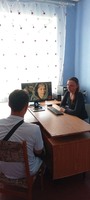 Пам'ять, що живе в серцях: на Гребінківщині для клієнта пробації провели захід до Дня вшанування пам'яті дітей-жертв війни.