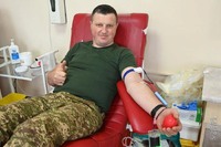 Хмельницькі гвардійці стали донорами крові і взяли участь у благодійному забігу