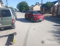 Поліцейські встановлюють обставини ДТП за участю неповнолітнього