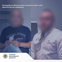 Поліцейські Вінниччини викрили двох осіб, причетних до крадіжок