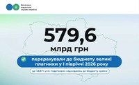 Майже половину надходжень до бюджету України перерахували великі платники