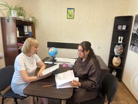 Робоча зустріч провідного інспектора з волонтером пробації