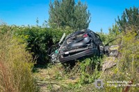 У Хмельницькому районі поліцейські встановлюють обставини ДТП, внаслідок якої загинув водій авто і травмувалась його пасажирка