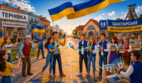 У синьо-жовтих барвах — Тернівка та Шахтарське запускають патріотичні фоточеленджі до Дня Прапора та Незалежності